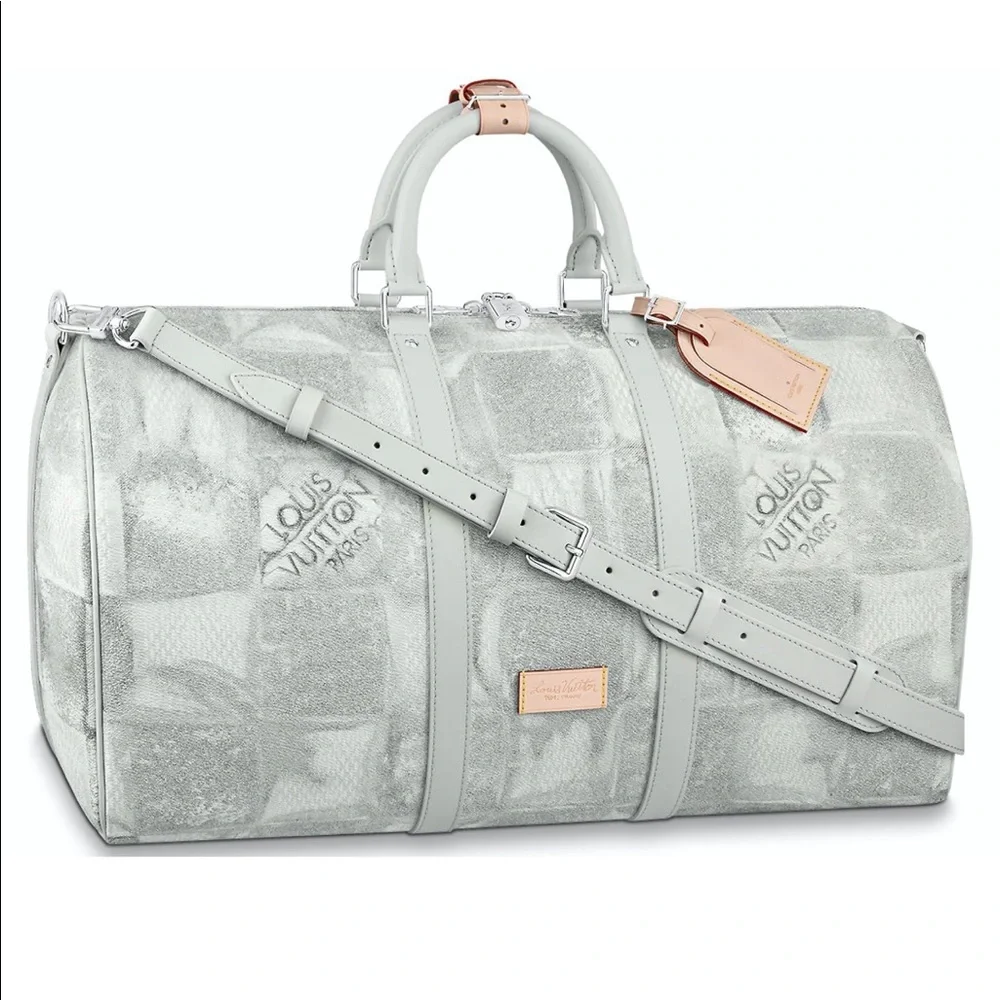 NWT Louis Vuitton Keepall 50 Damier Salt